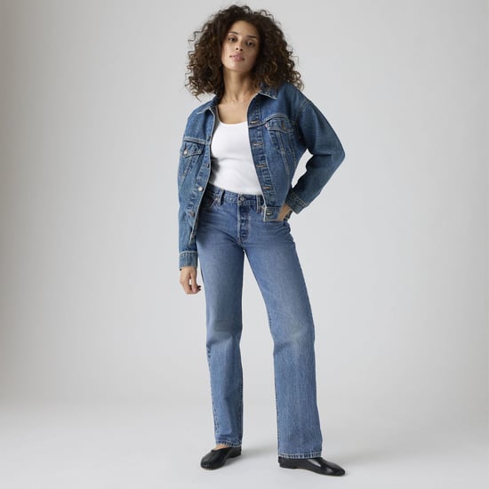 Women's Levis 501 90's Jeans in Blue - Image 4