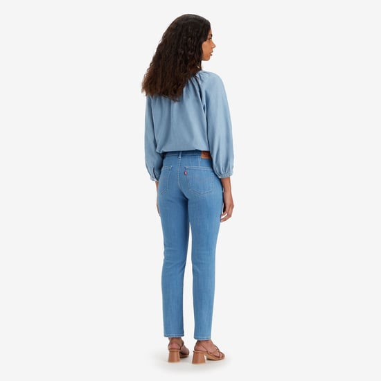 Women's Levis 712 Slim-Fit Jeans in Blue - Image 3