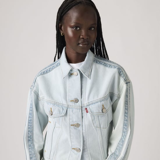 Women's Levis 90s Trucker Jacket in Blue - Image 5