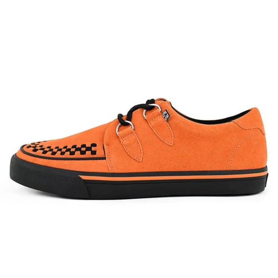 TUK Pointed Creeper Sneaker Oranje Koe Suede Platform Schoenen - A9182 - Image 3