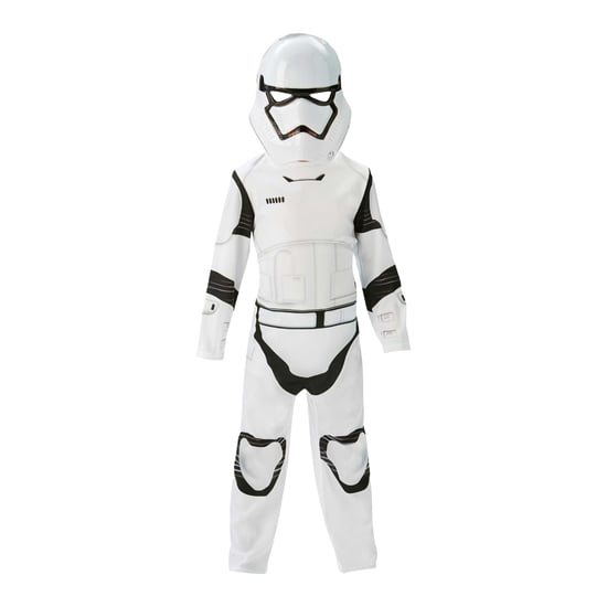 Star Wars Stormtrooper Kinderen/Kinderen Episode 7 Kostuum (Zwart/Wit) - Image 1
