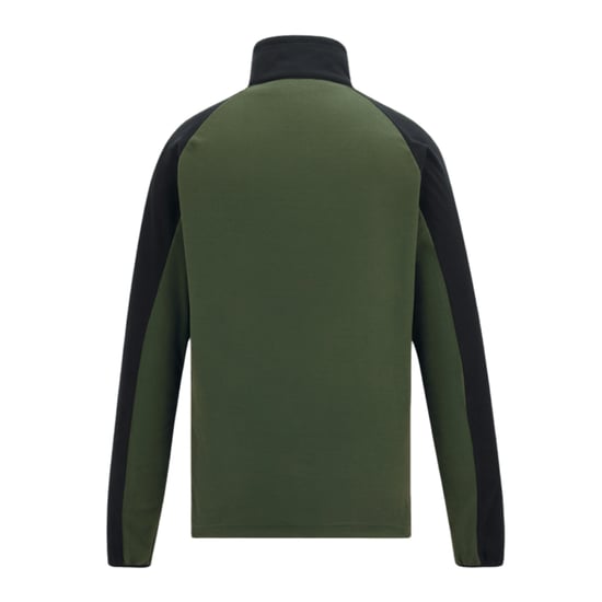 Regatta Mens Elson II Lightweight Fleece (Dark Khaki/Black) - Image 2