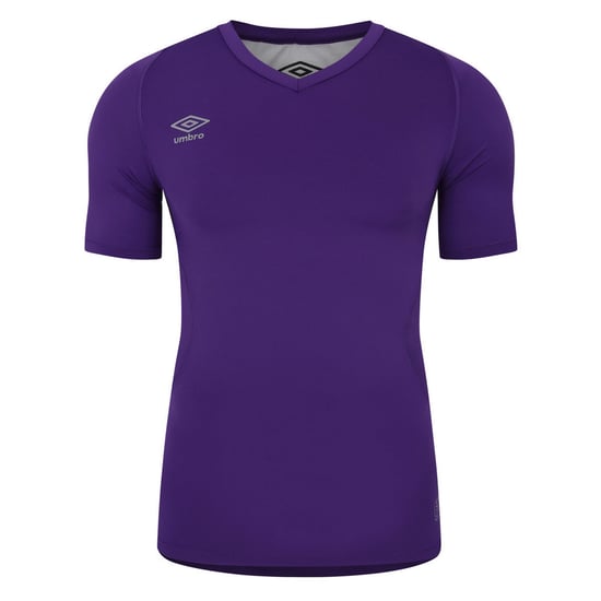 Umbro Unisex Elite V-hals Base Layer Top voor volwassenen (Helder paars) - Image 1