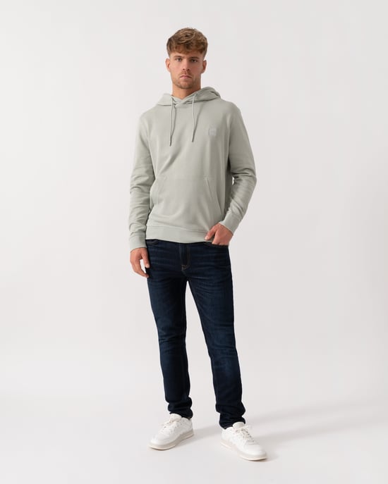 Wetalk Pullover Hoodie in Silver - Image 3