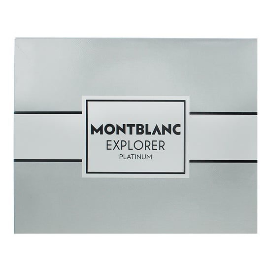 Montblanc Explorer Platinum Eau de Parfum 100ml, Eau De Parfum 7.5ml + Shower Gel 100ml Gift Set for Him - Image 3