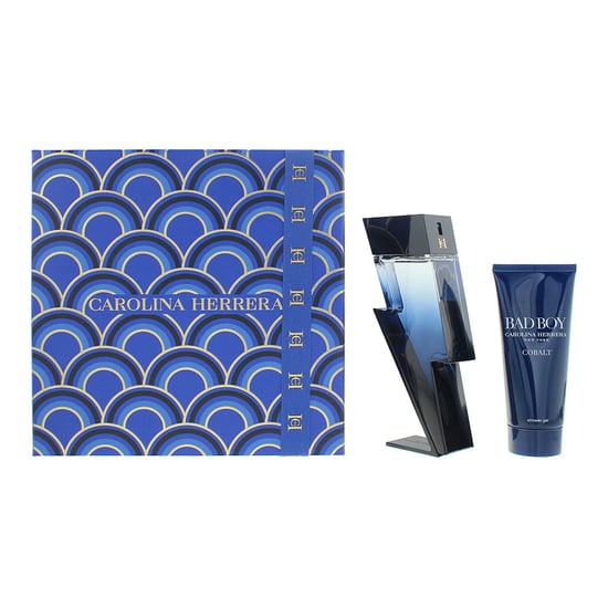 Carolina Herrera Bad Boy Cobalt Electrique Eau de Parfum 100ml + Shower Gel 100ml Gift Set for Him - Image 1