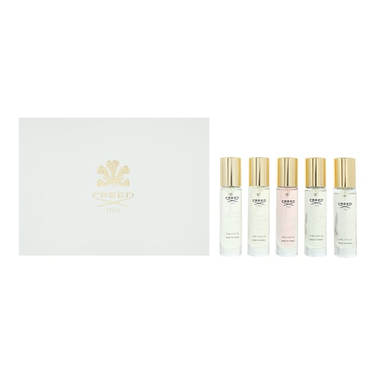 Creed Aventus, Love in White, Wind Flowers, Royal Princess Oud, Spring Flower Eau de Parfum 5 x 10ml - Image 1