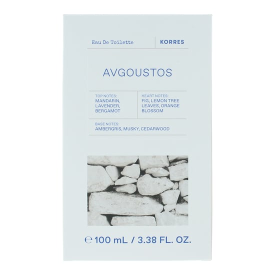 Korres Avgoustos Eau de Toilette 100ml Spray Unisex - Image 3