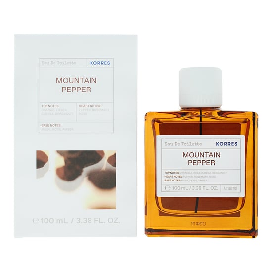 Korres Mountain Pepper Eau de Toilette 100ml Spray for Him - Image 1