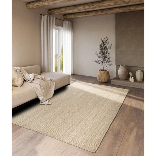 Villeroy & Boch Rosalie jute vloerkleed creme- 200x290 cm - Image 5