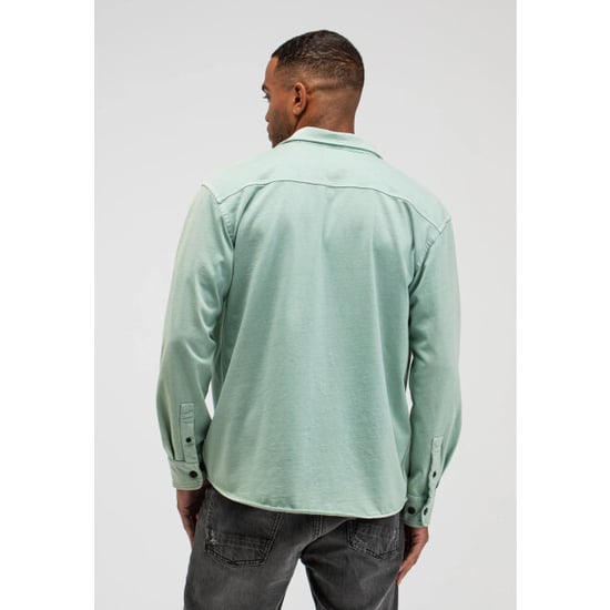 Butcher of Blue Phil jersey overshirt inari green - Image 3