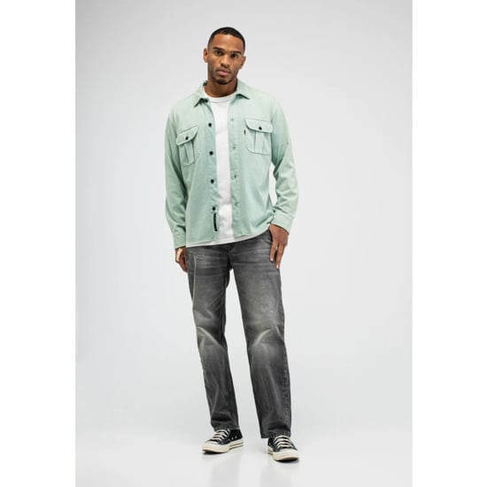 Butcher of Blue Phil jersey overshirt inari green - Image 6