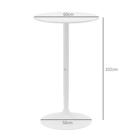 4goodz Bartafel statafel voor 2 personen 60x102 cm - - Image 3
