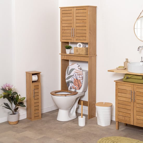 4bathroomz Bozen toiletrolhouder met toiletroldispenser 5 rollen - Image 5