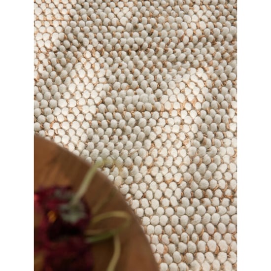 Villeroy & Boch Peas wol jute vloerkleed beige- 120x180 cm - Image 3