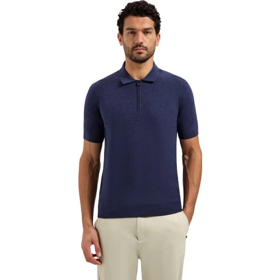 No Excess Pullover short sleeve polo zip mela night - Image 2