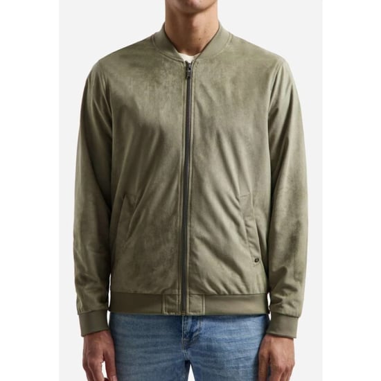 No Excess Jacket short fake suede light moss - Image 4