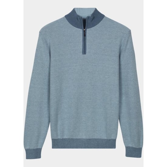 Baileys Half zip pullover 1/2 zip 2-tone jacq 618450/645 - Image 2