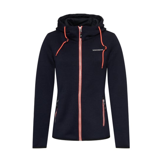Nordberg Elise knitted fleece jacket hooded - Image 1