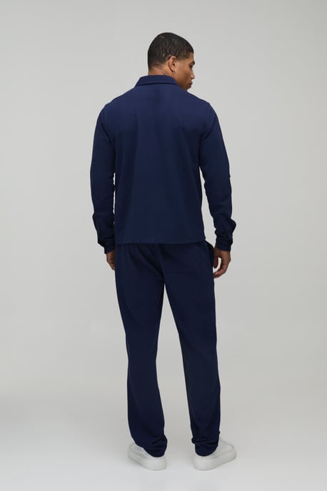 Regular Fit Long Sleeve Shirt and Tapered Trouser Set - Image 2