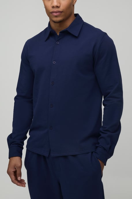 Regular Fit Long Sleeve Shirt and Tapered Trouser Set - Image 3