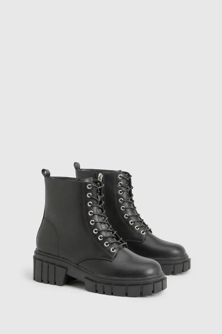 Wide Fit Chunky Heeled Ankle Boots - Image 2
