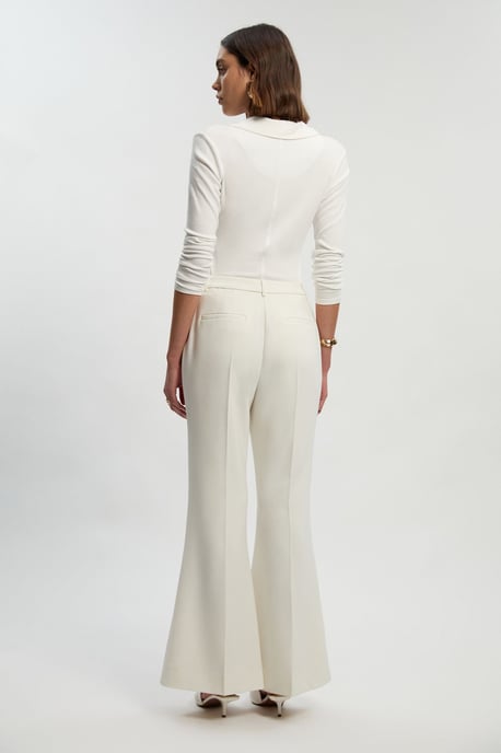 Polished Tailored Bootcut Trouser - Image 4