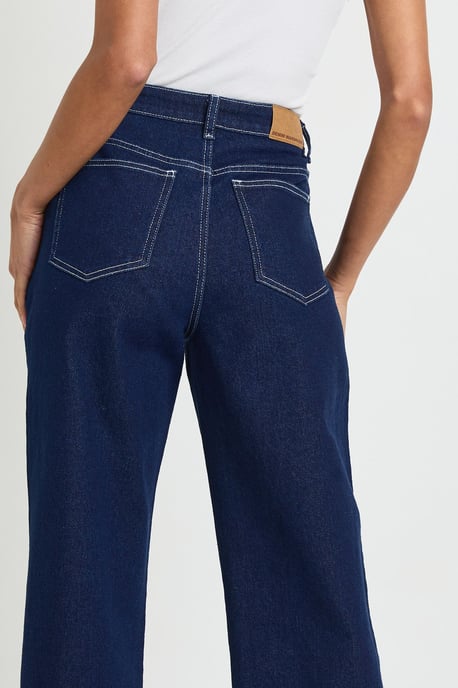 The High Waist Cropped Straight Leg Jean - Image 4