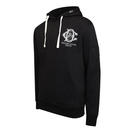 Randolph hoodie voor heren, model Duck and Cover, in het zwart. - Image 3