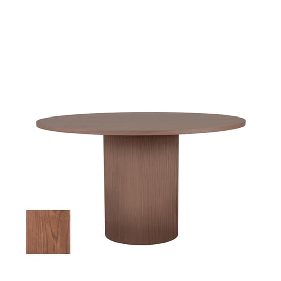 Label51 Eetkamertafel oliva walnoot eiken 130 cm rond - Image 1