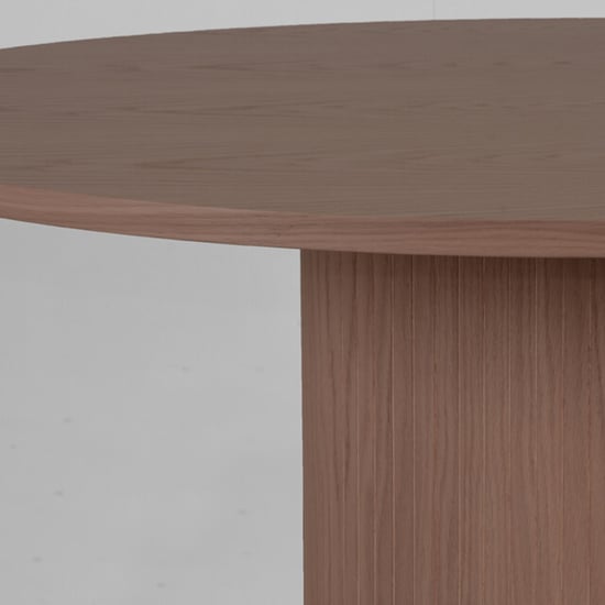 Label51 Eetkamertafel oliva walnoot eiken 130 cm rond - Image 2