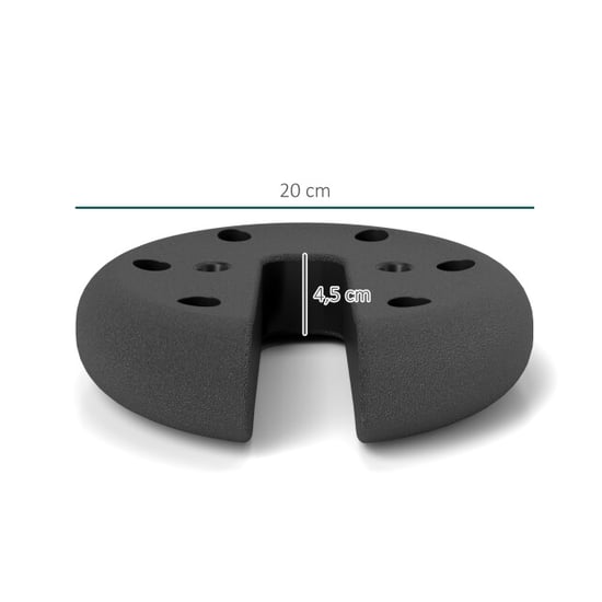4goodz 4 stuks partytent verzwaring gewichten 2,2 kg per stuk - Image 2