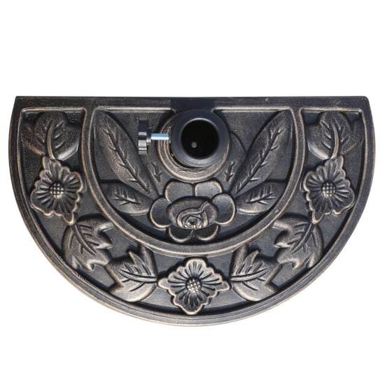 4goodz Halfronde parasolvoet 9 kg standaard parasol 50x31x32 cm - Image 6