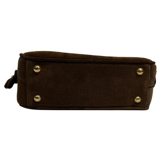 Miu Miu Arcadie Padded Top-Handle Bag in Brown Suede - Image 5