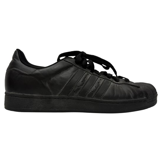 Adidas Superstar Sneakers in Triple Black Leather - Image 1
