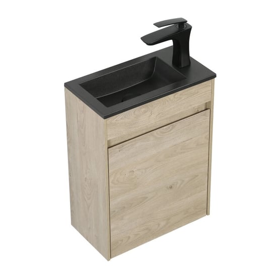 Badplaats Toiletmeubel sinta 40 x 22 cm kastanje fonteinmeubel met - Image 2