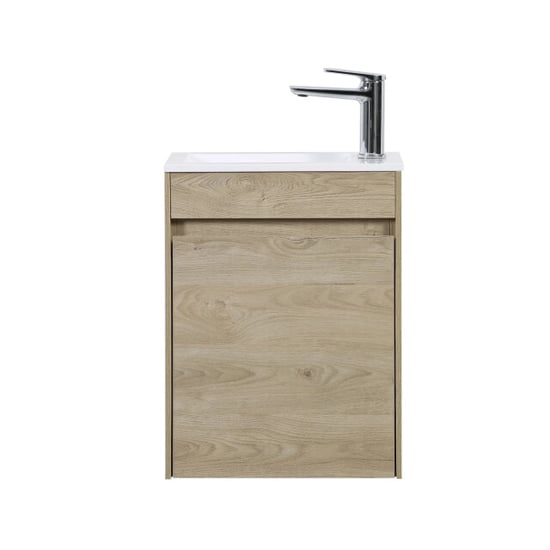 Badplaats Toiletmeubel sinta 40 x 22 cm kastanje fonteinmeubel met - Image 2