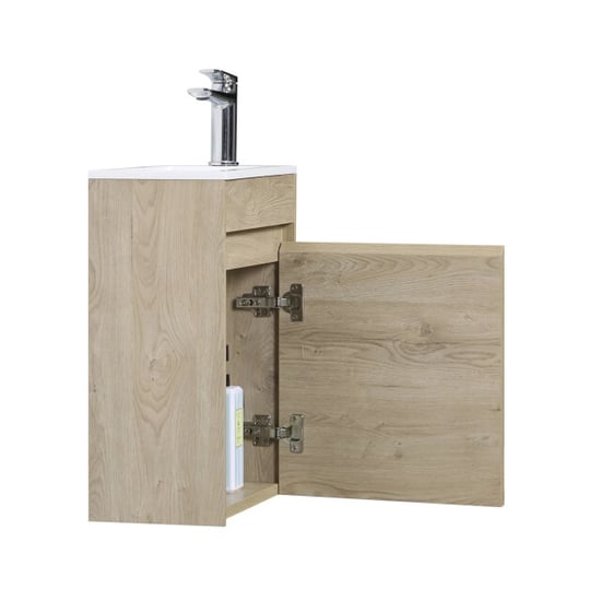 Badplaats Toiletmeubel sinta 40 x 22 cm kastanje fonteinmeubel met - Image 5