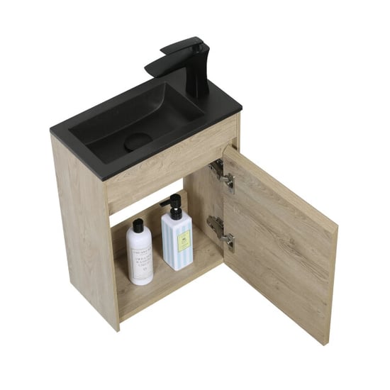 Badplaats Toiletmeubel sinta 40 x 22 cm kastanje fonteinmeubel met - Image 6