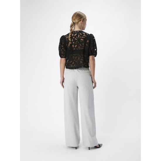 Object objlisa wide pant noos 23037921 light grey melange - Image 3