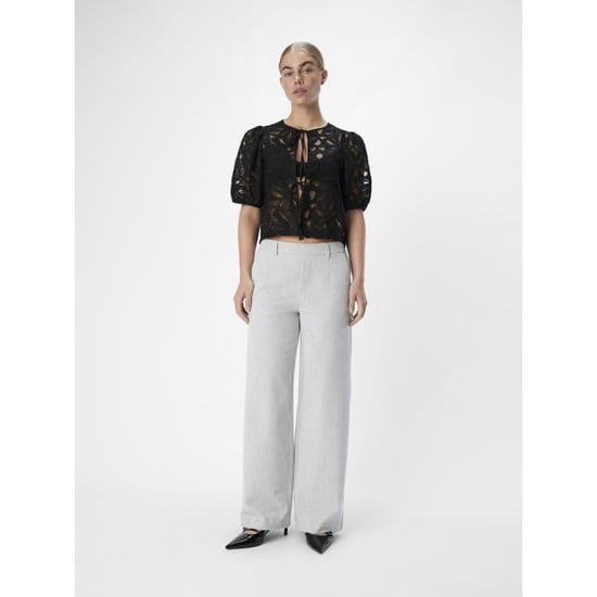 Object objlisa wide pant noos 23037921 light grey melange - Image 4