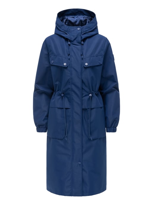 Navahoo women’s transitional parka Kirschwind with hood - Image 2