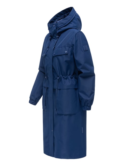Navahoo women’s transitional parka Kirschwind with hood - Image 3
