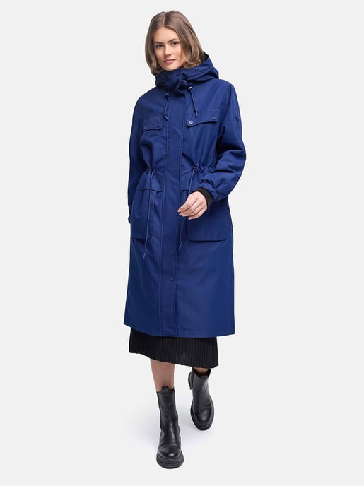 Navahoo women’s transitional parka Kirschwind with hood - Image 6
