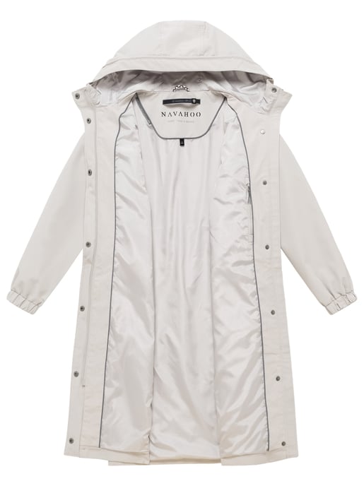 Navahoo dames parka tussenjas Kirschwind met capuchon - Image 5