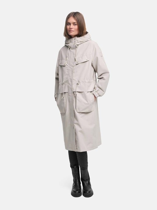 Navahoo dames parka tussenjas Kirschwind met capuchon - Image 6