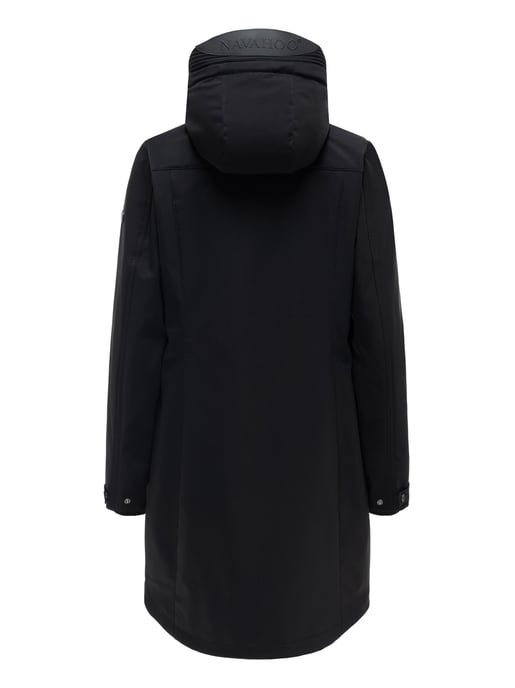 Navahoo dames softshell tussenjas Morgennebel met capuchon - Image 3