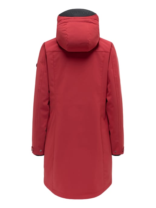 Navahoo dames softshell tussenjas Morgennebel met capuchon - Image 3