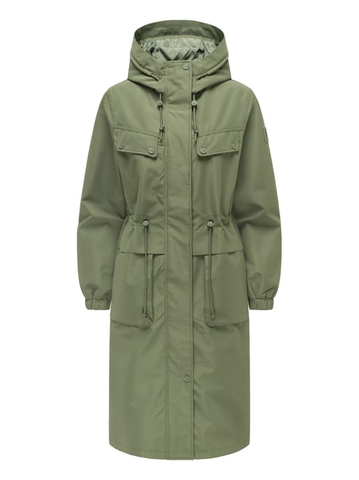Navahoo dames parka tussenjas Kirschwind met capuchon - Image 2