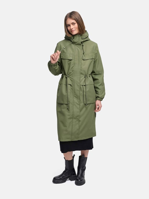 Navahoo dames parka tussenjas Kirschwind met capuchon - Image 6